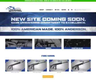 Andersonrifles.net(Andersonmanufacturing) Screenshot