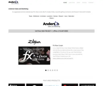 Andersonsalesandmarketing.com(An aggressive service) Screenshot