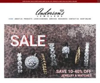 Andersonsjewelers.com(Anderson's Jewelers) Screenshot