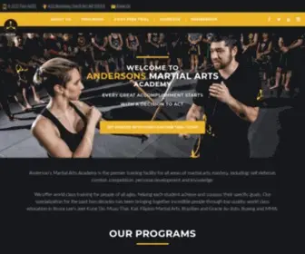 Andersonsmartialarts.com(Anderson's Martial Arts) Screenshot