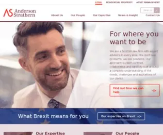 Andersonstrathern.co.uk(Leading Scottish Law Firm) Screenshot