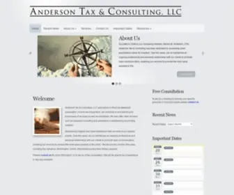 Andersontaxgroup.com(Anderson Tax & Consulting) Screenshot