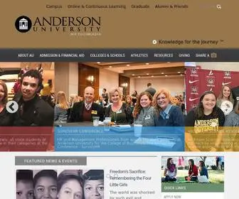 Andersonuniversity.edu(Anderson University) Screenshot