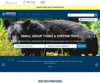 Andersonvacations.ca(Anderson Vacations) Screenshot