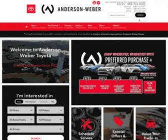 Andersonwebertoyota.com(Anderson-Weber Toyota of Dubuque) Screenshot