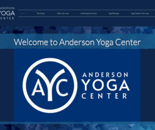 Andersonyogacenter.com(Anderson Yoga Center) Screenshot