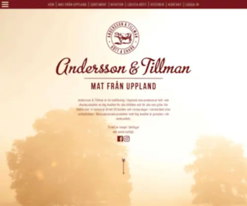 Andersson-Tillman.se(Andersson & Tillman) Screenshot