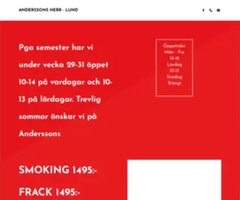 Anderssonsherr.se(Välkommen) Screenshot