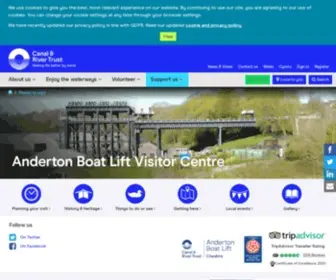 Andertonboatlift.co.uk(Anderton Boat Lift) Screenshot