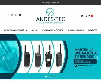 Andes-Tec.cl(AndesTEC) Screenshot