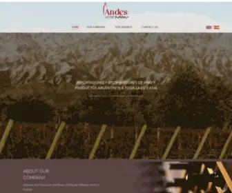 Andes-Wine.com(Andeswine) Screenshot