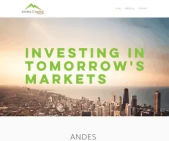 Andescap.com(Andes Capital) Screenshot