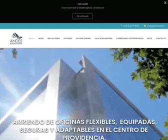 Andescenter.cl(Arriendo de Oficinas en Providencia) Screenshot