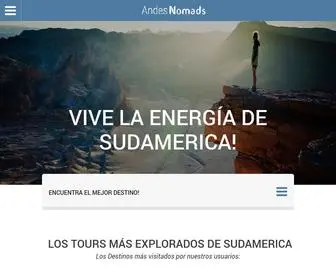 Andesnomads.com(Tours) Screenshot