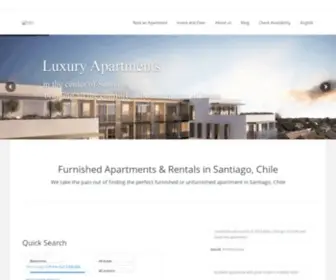 Andesproperty.com(Furnished Apartments & Rentals in Santiago) Screenshot