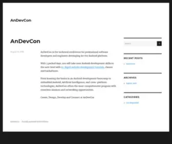 AndevCon.com(Android Developer Conference) Screenshot