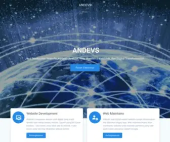 Andevs.net(Digital Marketing and Internet of Things (IoT)) Screenshot