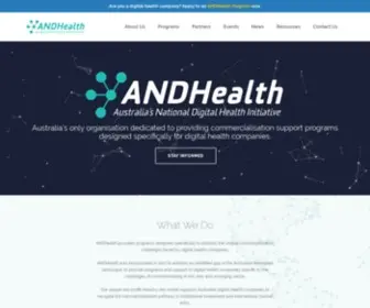 Andhealth.com.au(Australia's National Digital Health Initiative) Screenshot