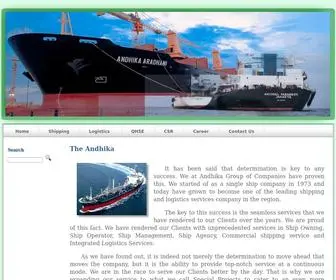Andhika.com(Shipping) Screenshot