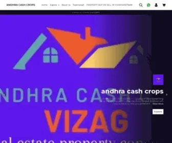 Andhracashcrops.com(Andhra cash crops) Screenshot