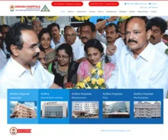 Andhrahospitals.org(ANDHRA HOSPITALS IN VIJAYAWADA) Screenshot