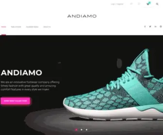 Andiamofootwear.com(ANDIAMO) Screenshot