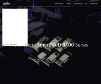 Andico.co.kr(Analog Digital Corp) Screenshot