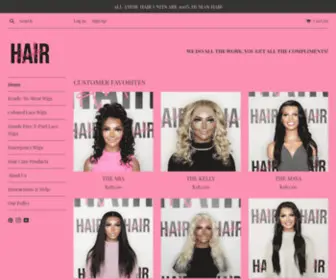 Andiehair.com(Andie Hair Company) Screenshot