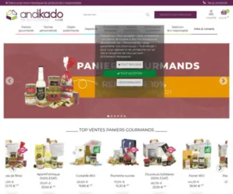 Andikado-Boutique.com(Fourniture de bureau solidaire et goodies ESAT) Screenshot