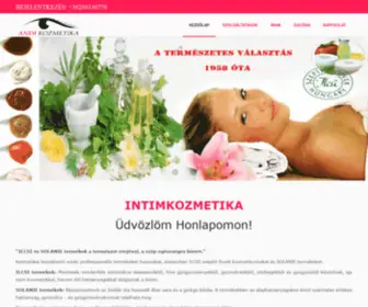 Andikozmetika.com(Andi kozmetika Szolgáltatások) Screenshot