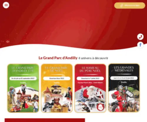 Andillyloisirs.com(Embarquez pour un voyage hors du temps) Screenshot