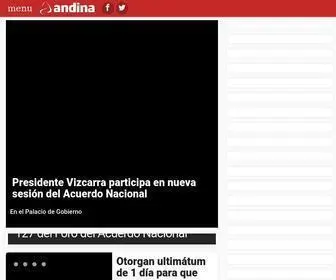 Andina.pe(Agencia Peruana de Noticias) Screenshot