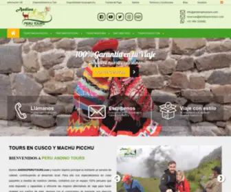 Andinoperutours.com(Tours a Machu Picchu) Screenshot