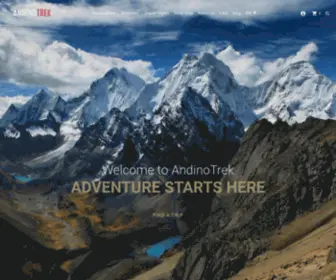 Andinotrek.com(GET OUT OF THE COMFORT ZONE) Screenshot