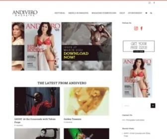 Andivero.com(ANDIVERO Magazine Life in Glamour and Fitness) Screenshot