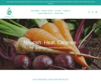 Andjuiceco.com(Cold Pressed Juice & Juice Cleanse) Screenshot