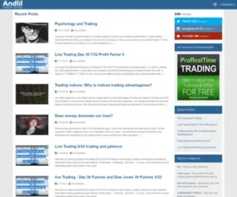 Andlil.co.uk(Trader's blog for CFDs and Futures) Screenshot