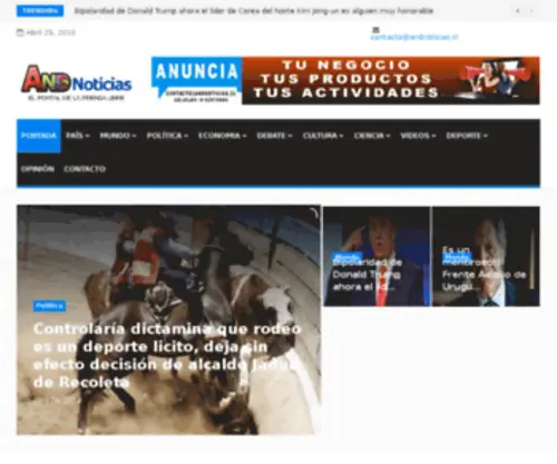 Andnoticias.cl(Andnoticias) Screenshot