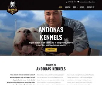 Andonaskennels.com.au(Andonas Kennels) Screenshot