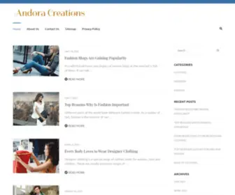 Andoracreations.com(Andora Creations) Screenshot