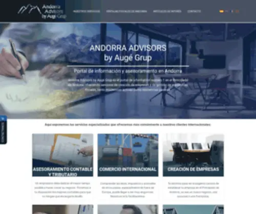 Andorra-Advisors.com(Consultoría) Screenshot