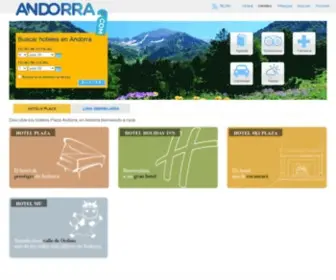 Andorra.com(Web de Andorra donde encontrará información sobre hoteles u otros alojamiento) Screenshot