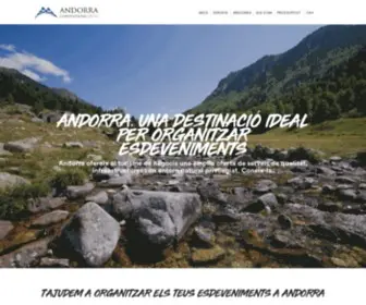 Andorraconventionbureau.com(Turisme de negocis) Screenshot