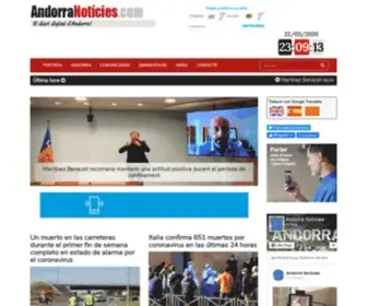 Andorranoticies.com(El diari digital d'Andorra) Screenshot