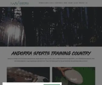 Andorrasportstraining.com(Andorra Sports Training Country) Screenshot