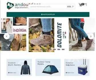 Andoutdoor.com(Türkiye'nin) Screenshot