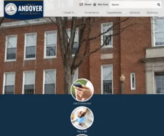 Andoverma.gov(Andover, MA) Screenshot