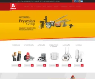 Andra.com.br(Materiais elétricos) Screenshot