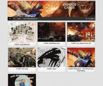 Andrade-Games.com(Games and Comics) Screenshot