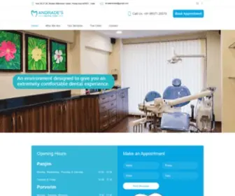 Andradesdental.com(Andrade-dental) Screenshot